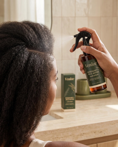 Venlov Root Ritual Rosemary Water + Rice Water Scalp & Hair Mist+